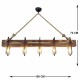 Opviq Chandelier Demir Kütük 3 Walnut