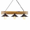 Opviq Chandelier Üç Şapka Avize Walnut
Black