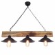 Chandelier Hepsi Üç Şapka Yakma Avize Walnut
Black