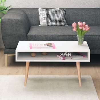 Coffee Table Via White