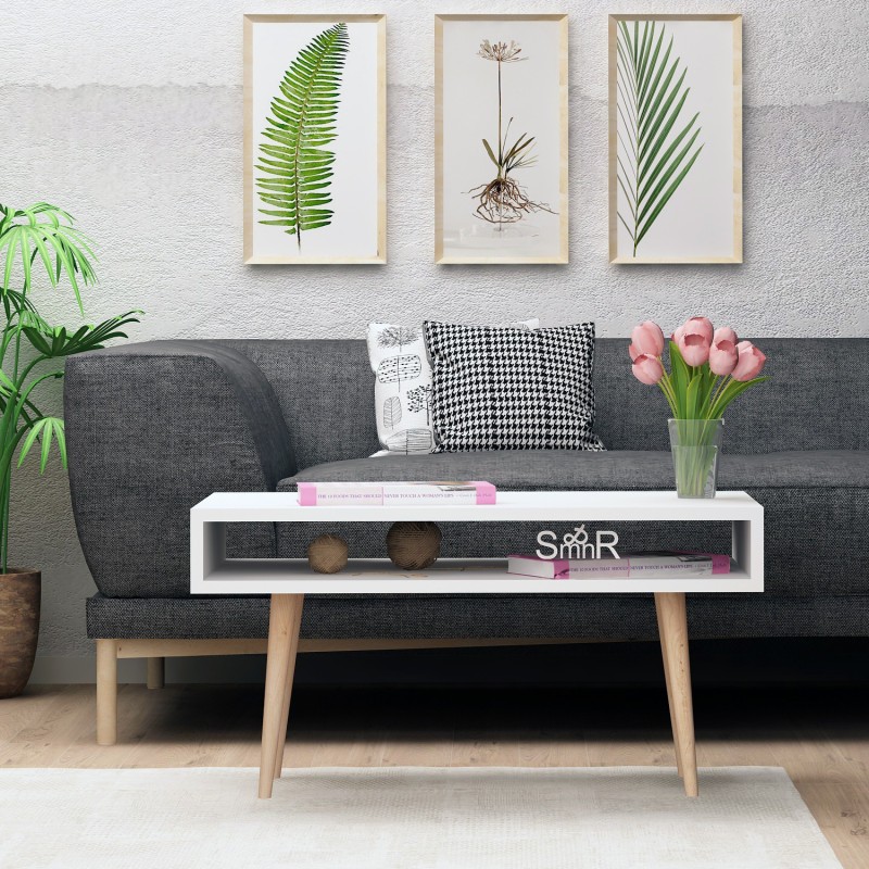Coffee Table Via White