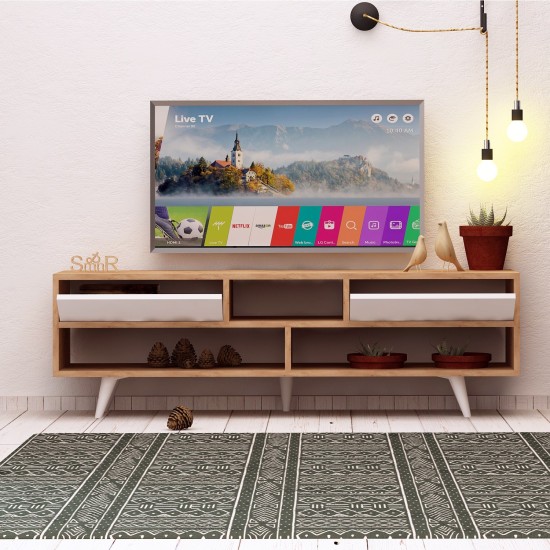TV Stand Glasgow Oak
White TV Stand Glasgow Oak
White