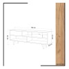 TV Stand Glasgow Oak
White