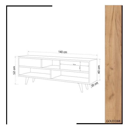 TV Stand Glasgow Oak
White TV Stand Glasgow Oak
White
