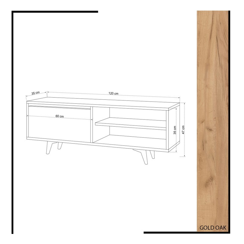 TV Stand Maku Oak
White