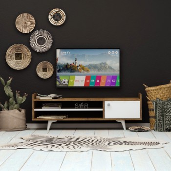 TV Stand Ticaba Oak
White