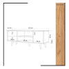 TV Unit Lara Oak
White