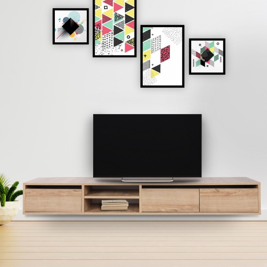 TV Stand Rust Oak TV Stand Rust Oak