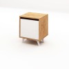 Nightstand Yeppuga Oak
White
