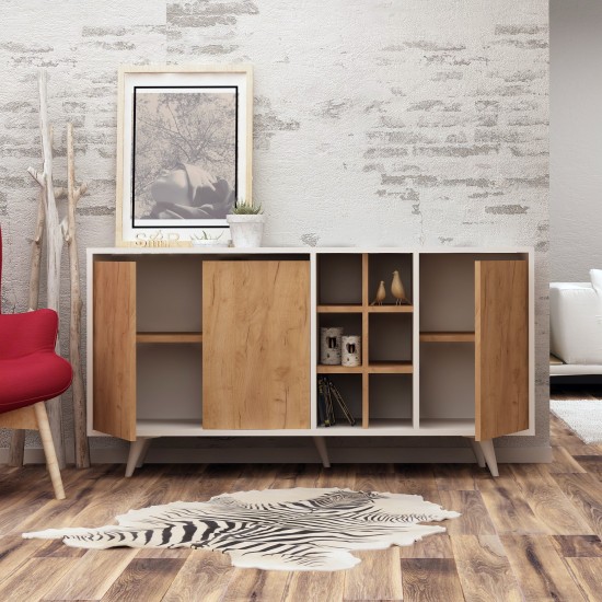 Console Prava Oak
White Hanah Home Console Prava Oak
White