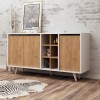 Hanah Home Console Prava Oak
White