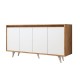 Μπουφές Shans 140x86x40cm - Δρυς Λευκό