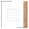 Hanah Home Dresser Suvera Oak
White