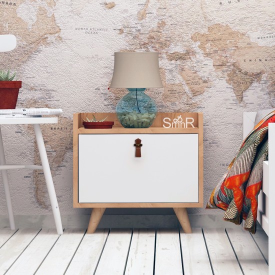 Nightstand Dopo Oak
White Nightstand Dopo Oak
White