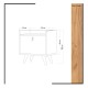 Nightstand Dopo Oak
White Nightstand Dopo Oak
White