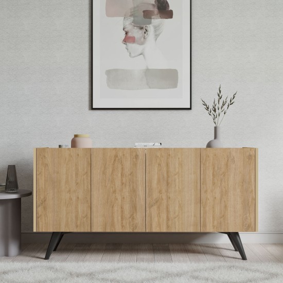 Μπουφές - Pekin- Χρώμα Δρυς - 150x76x40εκ Μπουφές - Pekin- Χρώμα Δρυς - 150x76x40εκ