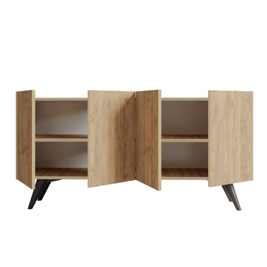 Μπουφές - Pekin- Χρώμα Δρυς - 150x76x40εκ Μπουφές - Pekin- Χρώμα Δρυς - 150x76x40εκ