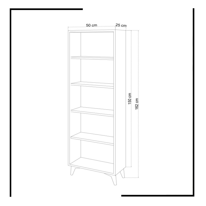 Bookshelf Potena White