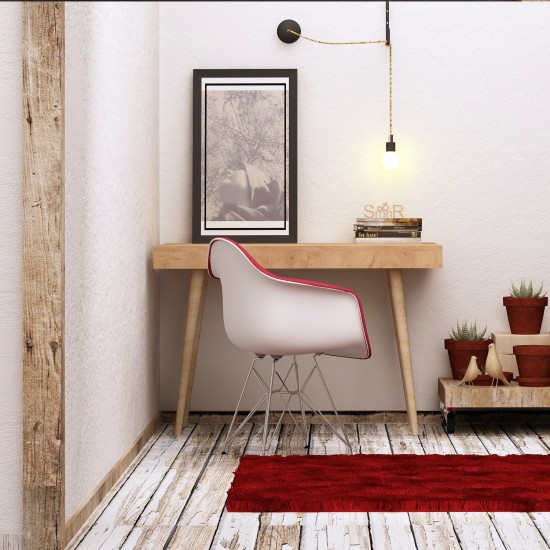 Study Desk Valencia - Oak Oak
White
