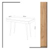 Study Desk Valencia - Oak Oak
White