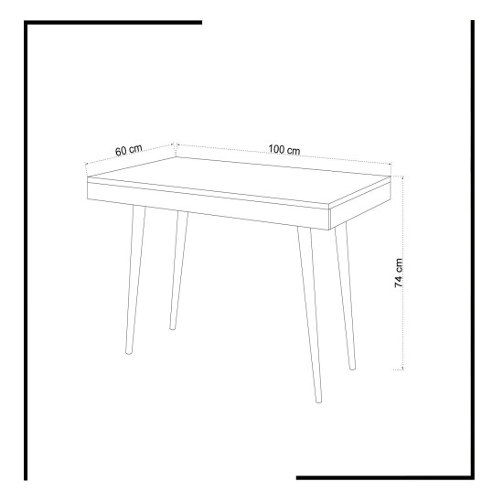 Study Desk Veronika - White White