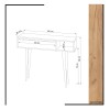 Sideboard Oseyo Oak
White