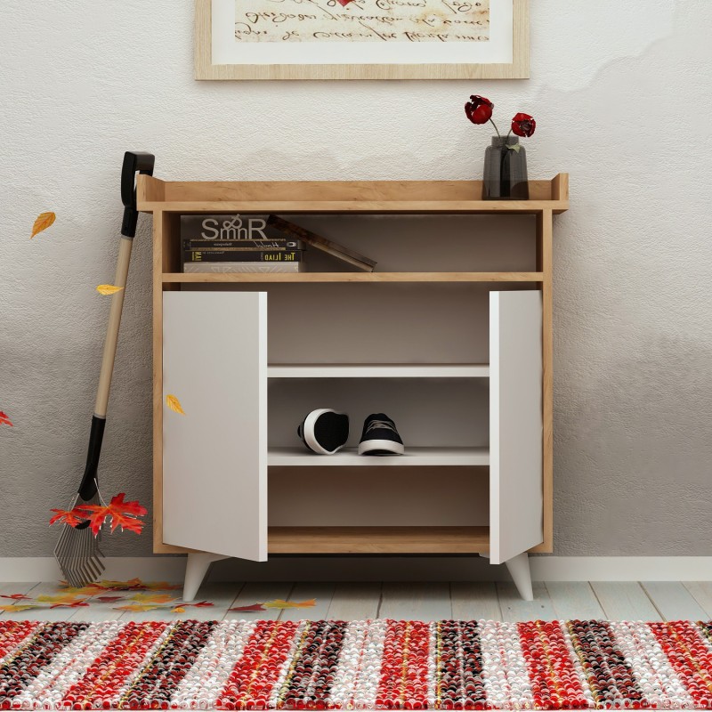 Shoe Cabinet Springa Oak
White