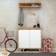 Hall Stand Obsoyo Oak
White