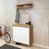 Hall Stand Obsoyo Oak
White