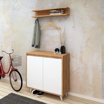 Hall Stand Obsoyo Oak
White