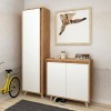 Shoe Cabinet Omninde Oak
White