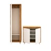 Shoe Cabinet Omninde Oak
White