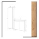 Shoe Cabinet Omninde Oak
White