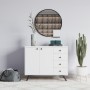 Multi Purpose Cabinet Waga - White White
