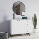Multi Purpose Cabinet Waga - White White Multi Purpose Cabinet Waga - White White