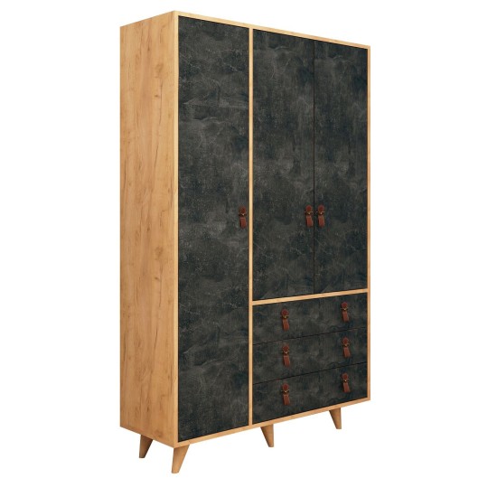 Wardrobe Chunky Oak
Dark Grey