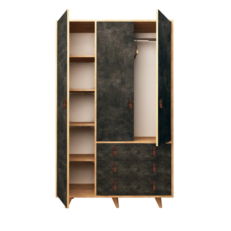 Wardrobe Chunky Oak
Dark Grey