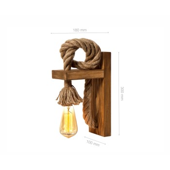 Wall Lamp KN14 Brown
Gold