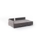Atelier del Sofa Corner Sofa-Bed Fly Corner Sofa Bed Left - Brown Brown