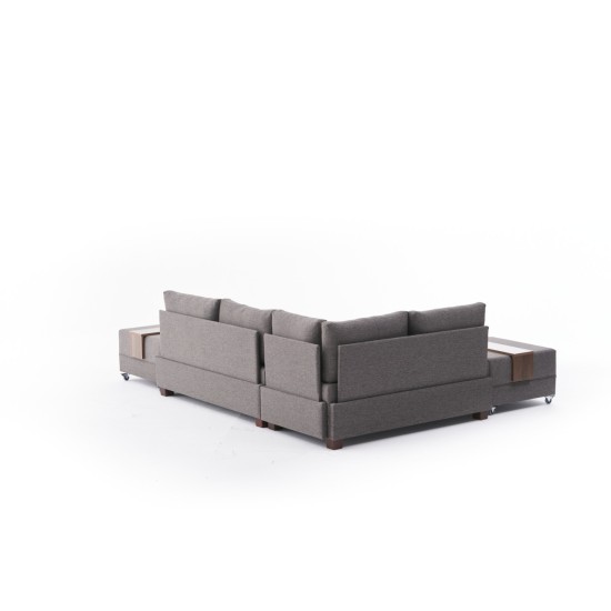 Atelier del Sofa Corner Sofa-Bed Fly Corner Sofa Bed Left - Brown Brown