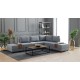 Corner Sofa-Bed Fly Corner Sofa Bed Right- Grey Grey Atelier del Sofa Corner Sofa-Bed Fly Corner Sofa Bed Right- Grey Grey