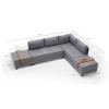 Atelier del Sofa Corner Sofa-Bed Fly Corner Sofa Bed Right- Grey Grey