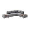 Atelier del Sofa Corner Sofa-Bed Fly Corner Sofa Bed Right- Grey Grey