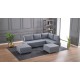 Corner Sofa-Bed Fly Corner Sofa Bed Right- Grey Grey Atelier del Sofa Corner Sofa-Bed Fly Corner Sofa Bed Right- Grey Grey