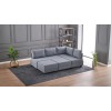 Atelier del Sofa Corner Sofa-Bed Fly Corner Sofa Bed Right- Grey Grey