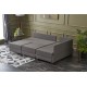 Corner Sofa-Bed Fly Corner Sofa Bed Right- Brown Brown Atelier del Sofa Corner Sofa-Bed Fly Corner Sofa Bed Right- Brown Brown