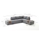 Corner Sofa-Bed Fly Corner Sofa Bed Right- Brown Brown Atelier del Sofa Corner Sofa-Bed Fly Corner Sofa Bed Right- Brown Brown