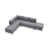 Atelier del Sofa Corner Sofa-Bed Fly Corner Sofa Bed Left - Grey Grey