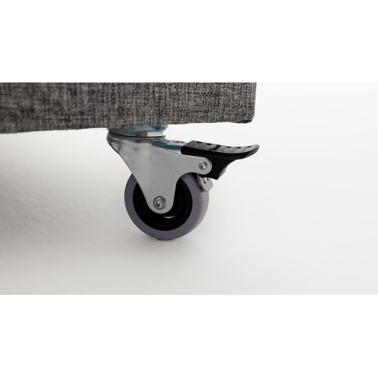 Corner Sofa-Bed Fly Corner Sofa Bed Left - Grey Grey Atelier del Sofa Corner Sofa-Bed Fly Corner Sofa Bed Left - Grey Grey