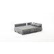 Corner Sofa-Bed Fly Corner Sofa Bed Left - Grey Grey Atelier del Sofa Corner Sofa-Bed Fly Corner Sofa Bed Left - Grey Grey